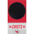 NFL Kansas City Chiefs White Striped Xbox Series S Console Skin